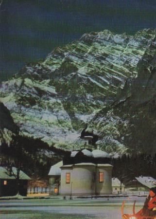 Berchtesgaden - Mondnacht in St. Bartholomä - 1972 Berchtesgaden - Mondnacht in St. Bartholomä - 1972
