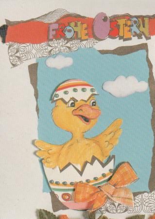 Frohe Ostern - Küken im Ei - 2004 Frohe Ostern - Küken im Ei - 2004
