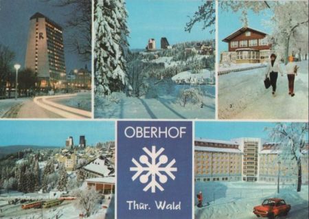 Oberhof - u.a. FDGB-Erholungsheim Rennsteig - 1982 Oberhof - u.a. FDGB-Erholungsheim Rennsteig - 1982