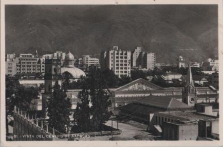 Venezuela - Caracas - Vista del Centro - 1952 Venezuela - Caracas - Vista del Centro - 1952