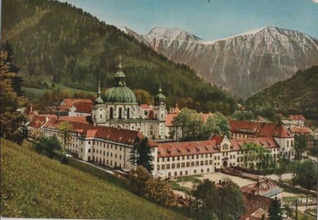 Kloster Ettal - Benediktinerabtei, Gesamtansicht - 1967 Kloster Ettal - Benediktinerabtei, Gesamtansicht - 1967