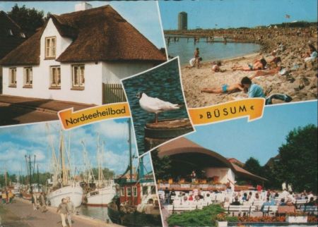 Büsum - u.a. Fischereihafen - ca. 1990 Büsum - u.a. Fischereihafen - ca. 1990
