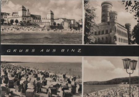 Binz - mit 4 Bildern - 1972 Binz - mit 4 Bildern - 1972