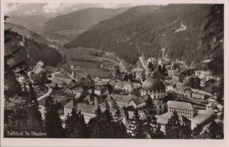 St. Blasien - Talblick - ca. 1960 St. Blasien - Talblick - ca. 1960