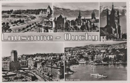 Schweiz - Lausanne - Ouchy - 1954 Schweiz - Lausanne - Ouchy - 1954
