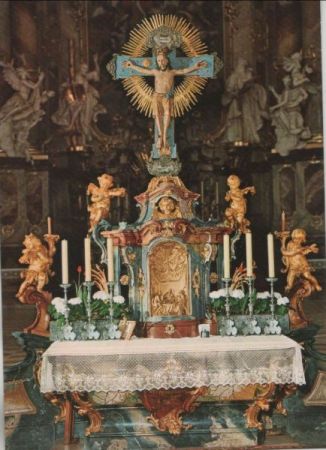 Ottobeuren - Abtei, Romanisches Kreuz Ottobeuren - Abtei, Romanisches Kreuz