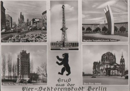 Berlin, Westteil - u.a. Funkturm - 1959 Berlin, Westteil - u.a. Funkturm - 1959