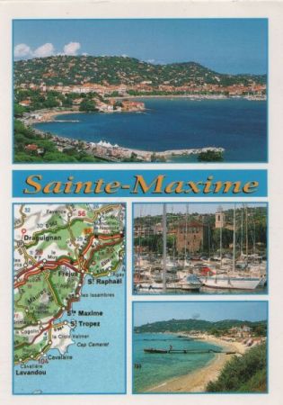 Sainte-Maxime - Frankreich - 3 Bilder und Landkartenbild Sainte-Maxime - Frankreich - 3 Bilder und Landkartenbild