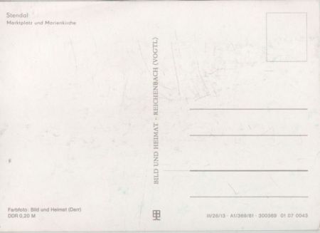 Stendal - Marktplatz und Marienkirche