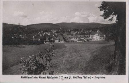 Königstein - mit Großem Feldberg - ca. 1955 Königstein - mit Großem Feldberg - ca. 1955