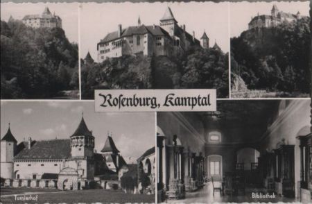 Österreich - Rosenburg - 5 Teilbilder - ca. 1960 Österreich - Rosenburg - 5 Teilbilder - ca. 1960