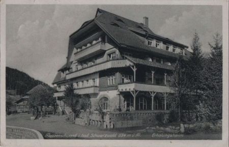 St. Blasien-Menzenschwand - Erholungsheim St. Blasien-Menzenschwand - Erholungsheim