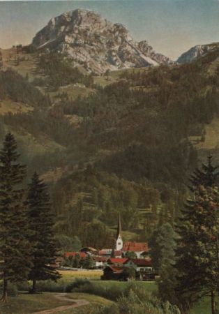 Bayrischzell - mit Wendelstein - ca. 1970 Bayrischzell - mit Wendelstein - ca. 1970