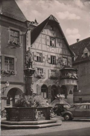 Sigmaringen - Partie am Marktplatz - ca. 1960 Sigmaringen - Partie am Marktplatz - ca. 1960