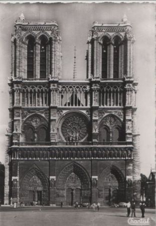 Frankreich - Paris - Facade de Notre-Dame - ca. 1965 Frankreich - Paris - Facade de Notre-Dame - ca. 1965