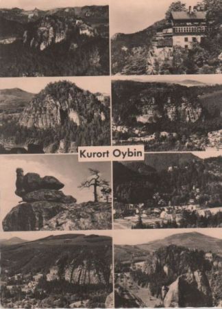 Kurort Oybin - 8 Teilbilder - 1962 Kurort Oybin - 8 Teilbilder - 1962