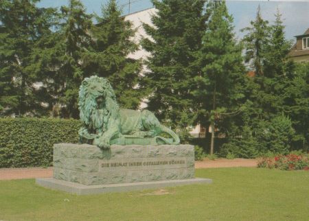 Bad Lippspringe - Ehrenmal - ca. 1980 Bad Lippspringe - Ehrenmal - ca. 1980