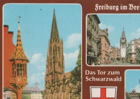 Freiburg u.a. Martinstor - 1987 Freiburg u.a. Martinstor - 1987