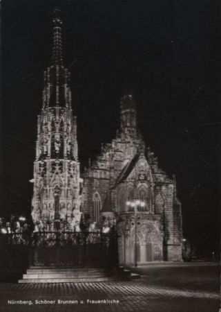Nürnberg - Schöner Brunnen - ca. 1955 Nürnberg - Schöner Brunnen - ca. 1955