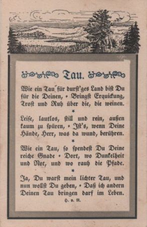 Tau Gedicht Tau Gedicht