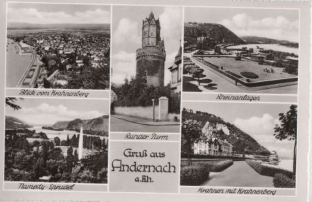 Andernach - u.a. Runder Turm - ca. 1960 Andernach - u.a. Runder Turm - ca. 1960