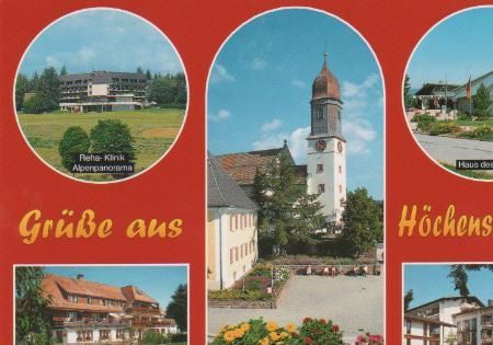 Höchenschwand - Kliniken Alpenpanorama und Silvasana, Pension Nägele, Haus des Gastes - 2001 Höchenschwand - Kliniken Alpenpanorama und Silvasana, Pension Nägele, Haus des Gastes - 2001