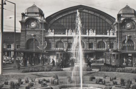 Schweiz - Basel - Bundesbahnhof - 1963 Schweiz - Basel - Bundesbahnhof - 1963