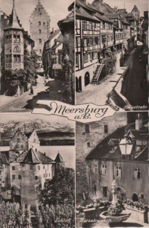 Meersburg - u.a. Bärenbrunnen - 1959 Meersburg - u.a. Bärenbrunnen - 1959