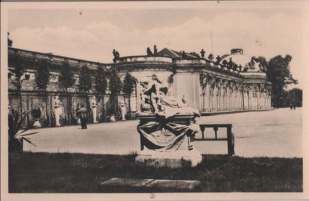 Potsdam - Schloß Sanssouci - ca. 1955 Potsdam - Schloß Sanssouci - ca. 1955