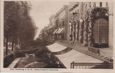 Bad Homburg - Kaiser Friedrich Promenade - ca. 1950 Bad Homburg - Kaiser Friedrich Promenade - ca. 1950