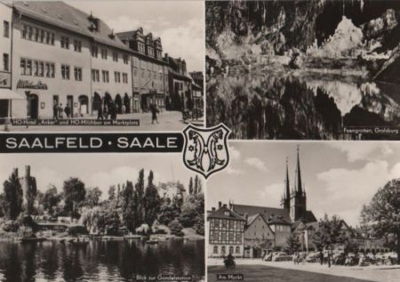 Saalfeld - u.a. Am Markt - 1971 Saalfeld - u.a. Am Markt - 1971