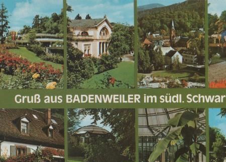 Badenweiler im Schwarzwald - 1984 Badenweiler im Schwarzwald - 1984