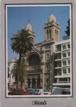 Tunesien - Tunis - Cathedrale Saint-Vincent-de-Paul - ca. 1985 Tunesien - Tunis - Cathedrale Saint-Vincent-de-Paul - ca. 1985