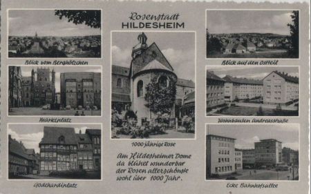 Hildesheim - Wohnbauten Andreasstraße - ca. 1955 Hildesheim - Wohnbauten Andreasstraße - ca. 1955