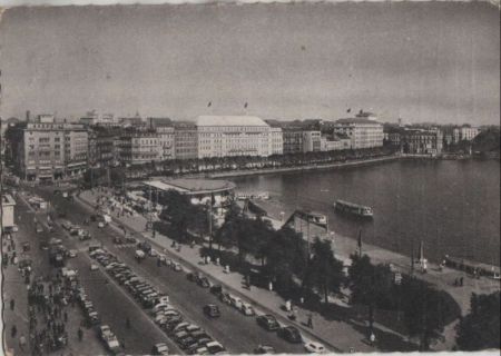 Hamburg - Jungfernstieg - ca. 1965 Hamburg - Jungfernstieg - ca. 1965