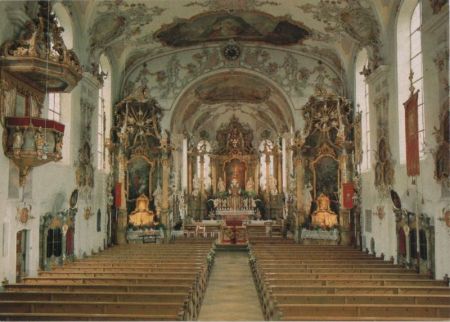 Seeg - Pfarrkirche St. Ulrich - ca. 1980 Seeg - Pfarrkirche St. Ulrich - ca. 1980
