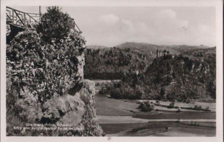 Wiesenttal, Streitberg - Blick vom Burgfelsen - ca. 1960 Wiesenttal, Streitberg - Blick vom Burgfelsen - ca. 1960