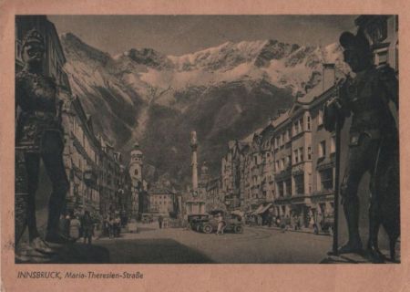 Österreich - Innsbruck - Maria-Theresien-Straße - 1947 Österreich - Innsbruck - Maria-Theresien-Straße - 1947