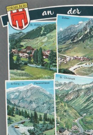 Österreich - Arlbergstrasse - ca. 1965 Österreich - Arlbergstrasse - ca. 1965