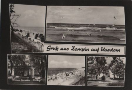 Zempin - u.a. Konsum-Gaststätte - 1968 Zempin - u.a. Konsum-Gaststätte - 1968