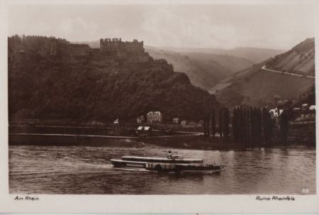 St. Goar, Burg Rheinfels - ca. 1950 St. Goar, Burg Rheinfels - ca. 1950