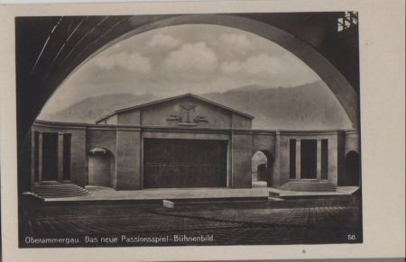 Oberammergau - neues Bühnenbild - ca. 1950 Oberammergau - neues Bühnenbild - ca. 1950