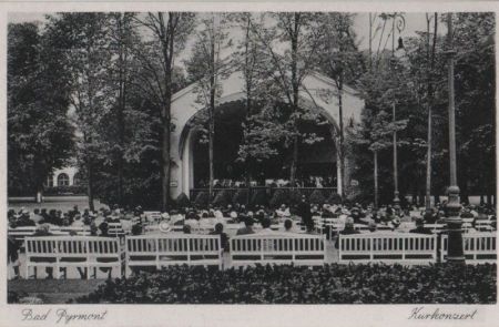 Bad Pyrmont - Kurkonzert - ca. 1950 Bad Pyrmont - Kurkonzert - ca. 1950