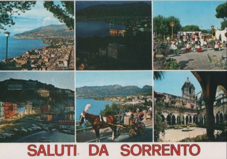 Italien - Sorrento - Saluti - ca. 1990 Italien - Sorrento - Saluti - ca. 1990