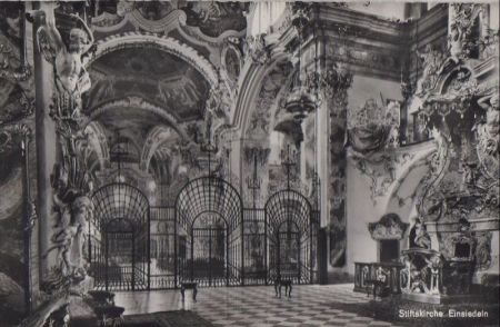 Schweiz - Einsiedeln - Stiftskirche - ca. 1955 Schweiz - Einsiedeln - Stiftskirche - ca. 1955