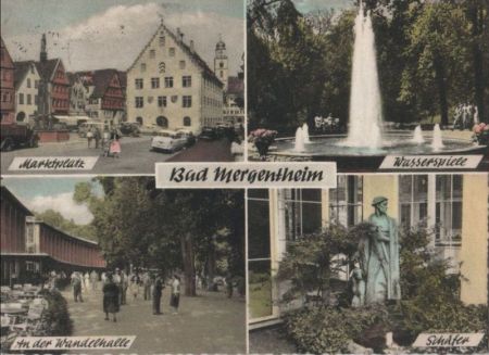 Bad Mergentheim - u.a. An der Wandelhalle - 1961 Bad Mergentheim - u.a. An der Wandelhalle - 1961