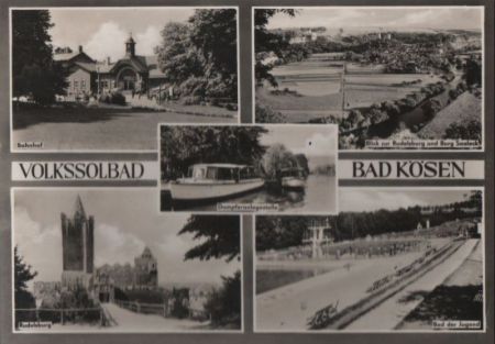 Bad Kösen - u.a. Blick zur Rudelsburg - 1966 Bad Kösen - u.a. Blick zur Rudelsburg - 1966