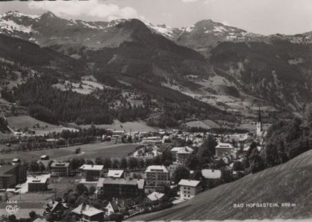 Österreich - Bad Hofgastein - an der Tauernbahn - 1966 Österreich - Bad Hofgastein - an der Tauernbahn - 1966