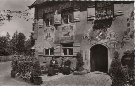 Großholzleute (OT von Isny) - Pension Adler - 1960 Großholzleute (OT von Isny) - Pension Adler - 1960