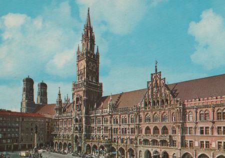 Das bekannte Rathaus in München - ca. 1975 Das bekannte Rathaus in München - ca. 1975